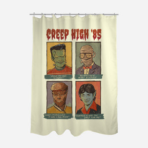 Creep High-None-Polyester-Shower Curtain-Mike Koubou