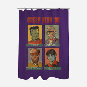 Creep High-None-Polyester-Shower Curtain-Mike Koubou