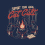 Support The Local Cat Cult-Mens-Basic-Tee-eduely