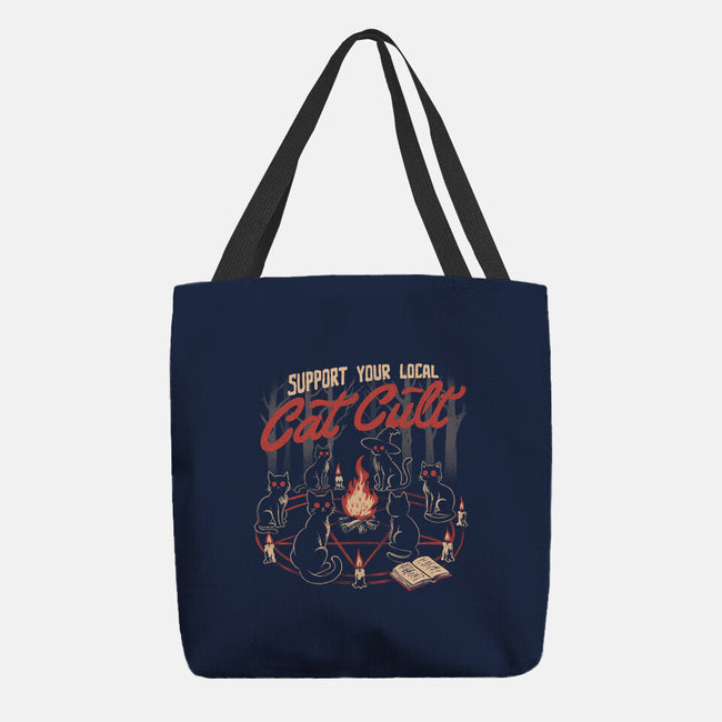 Support The Local Cat Cult-None-Basic Tote-Bag-eduely