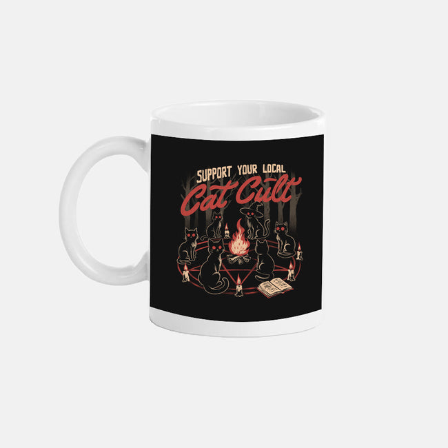 Support The Local Cat Cult-None-Mug-Drinkware-eduely