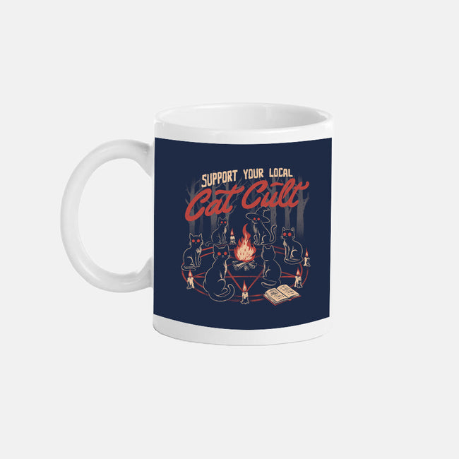 Support The Local Cat Cult-None-Mug-Drinkware-eduely