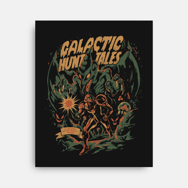 Galactic Hunt Tales-None-Stretched-Canvas-ilustrata