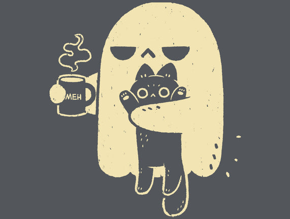 Cute Ghost Holding Cat
