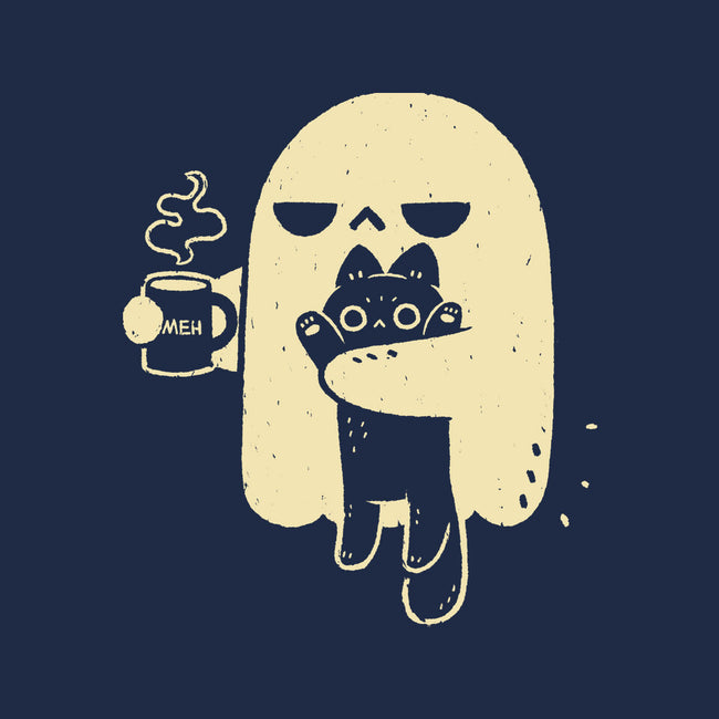 Cute Ghost Holding Cat-Unisex-Pullover-Sweatshirt-xMorfina