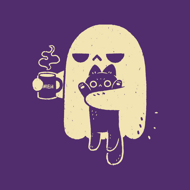 Cute Ghost Holding Cat-None-Stretched-Canvas-xMorfina