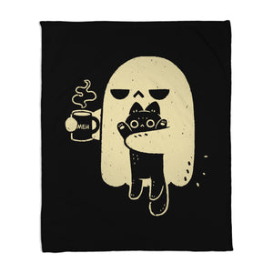 Cute Ghost Holding Cat