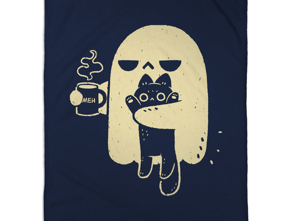 Cute Ghost Holding Cat