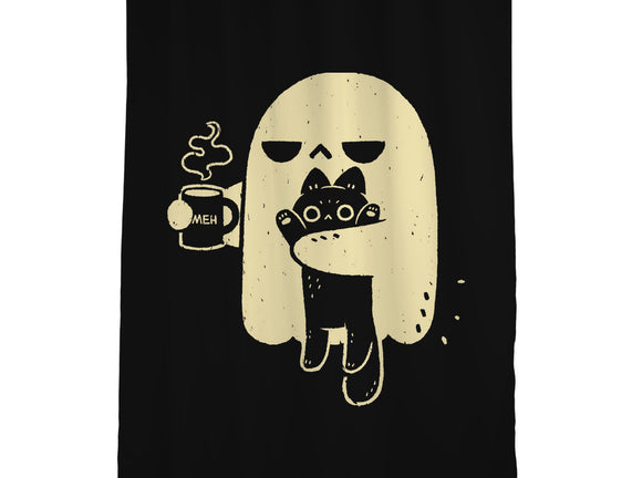 Cute Ghost Holding Cat