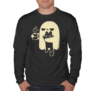 Cute Ghost Holding Cat