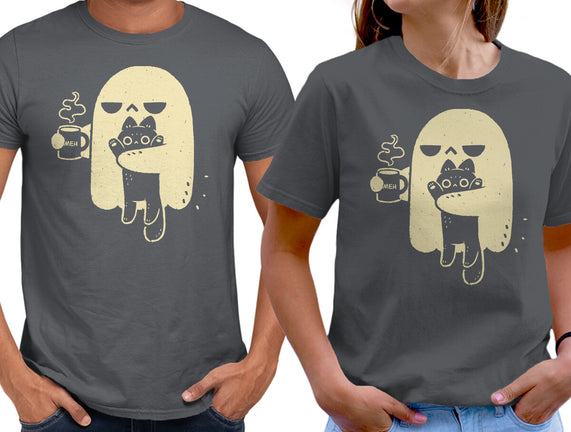 Cute Ghost Holding Cat