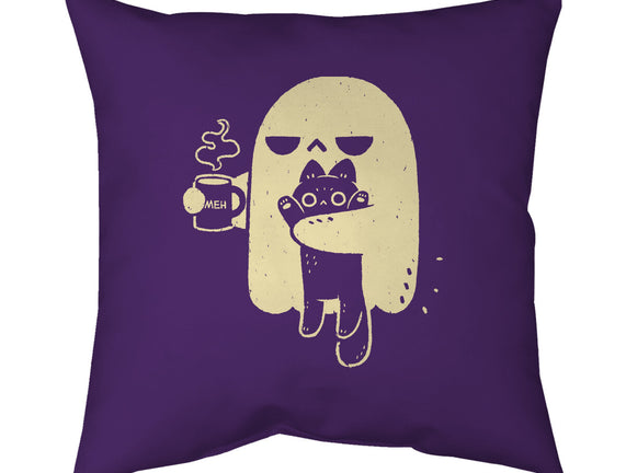 Cute Ghost Holding Cat