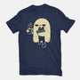Cute Ghost Holding Cat-Unisex-Basic-Tee-xMorfina