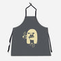 Cute Ghost Holding Cat-Unisex-Kitchen-Apron-xMorfina