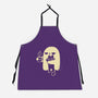 Cute Ghost Holding Cat-Unisex-Kitchen-Apron-xMorfina