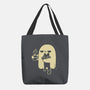 Cute Ghost Holding Cat-None-Basic Tote-Bag-xMorfina