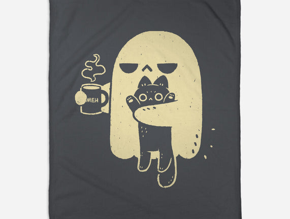 Cute Ghost Holding Cat