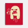 Cute Ghost Holding Cat-None-Stretched-Canvas-xMorfina