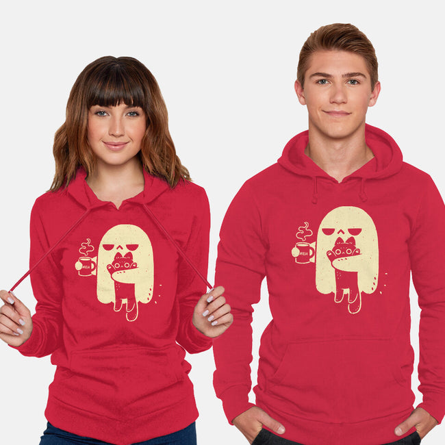 Cute Ghost Holding Cat-Unisex-Pullover-Sweatshirt-xMorfina