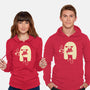 Cute Ghost Holding Cat-Unisex-Pullover-Sweatshirt-xMorfina
