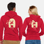 Cute Ghost Holding Cat-Unisex-Zip-Up-Sweatshirt-xMorfina