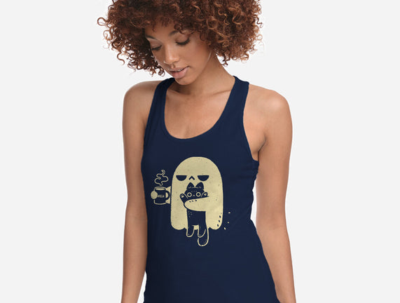 Cute Ghost Holding Cat