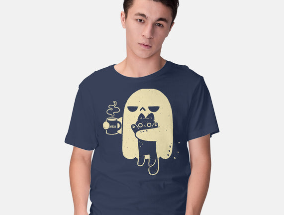 Cute Ghost Holding Cat