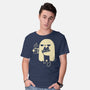 Cute Ghost Holding Cat-Mens-Basic-Tee-xMorfina