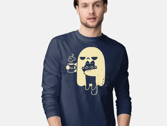 Cute Ghost Holding Cat