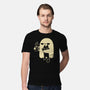 Cute Ghost Holding Cat-Mens-Premium-Tee-xMorfina