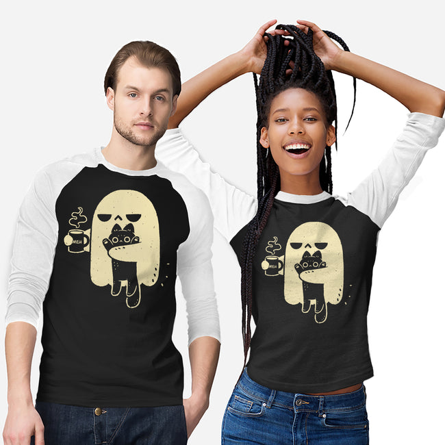 Cute Ghost Holding Cat-Unisex-Baseball-Tee-xMorfina