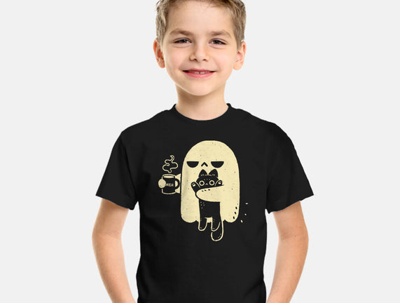 Cute Ghost Holding Cat