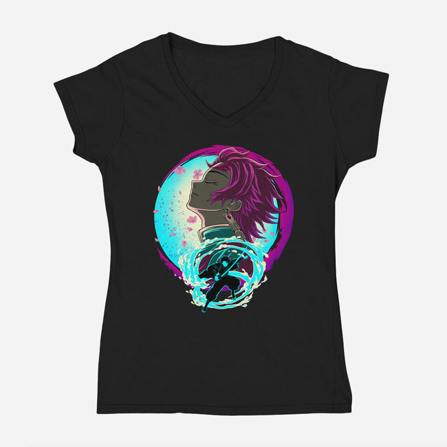 Brother's Dream-Womens-V-Neck-Tee-rmatix