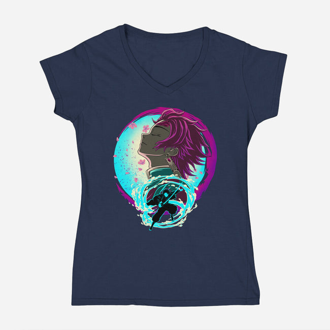 Brother's Dream-Womens-V-Neck-Tee-rmatix