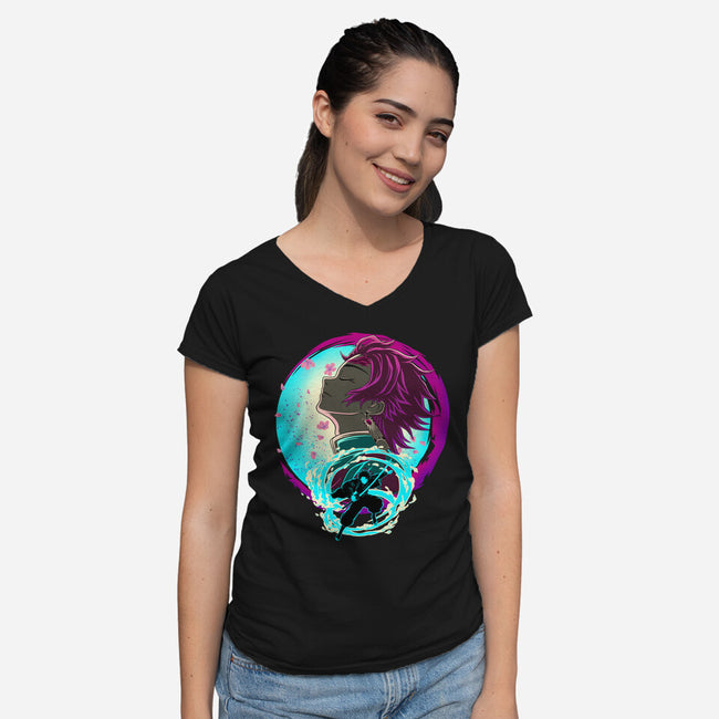 Brother's Dream-Womens-V-Neck-Tee-rmatix