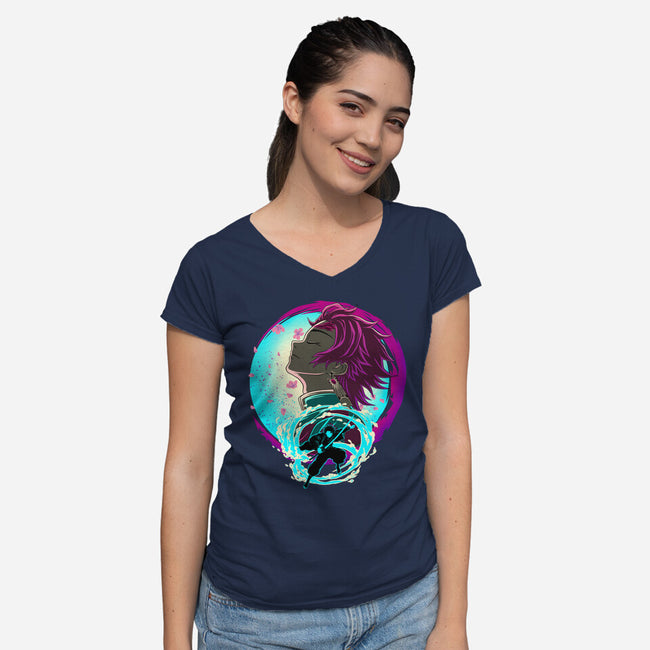 Brother's Dream-Womens-V-Neck-Tee-rmatix
