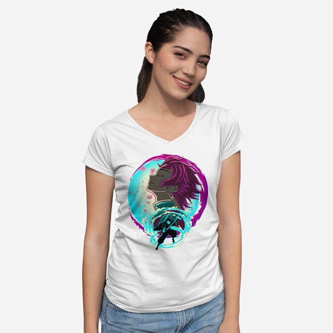 Brother's Dream-Womens-V-Neck-Tee-rmatix