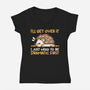 Dramatic Hedgehog-Womens-V-Neck-Tee-NemiMakeit