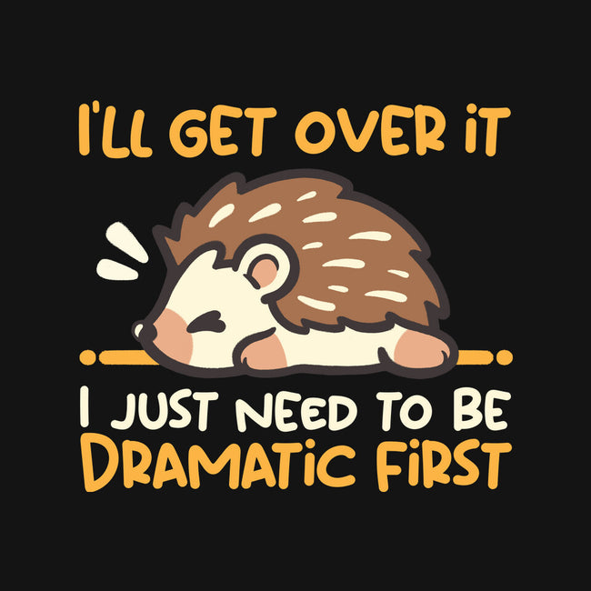 Dramatic Hedgehog-None-Adjustable Tote-Bag-NemiMakeit