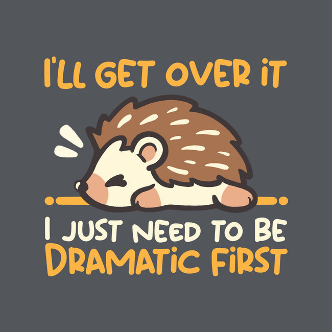 Dramatic Hedgehog-None-Adjustable Tote-Bag-NemiMakeit