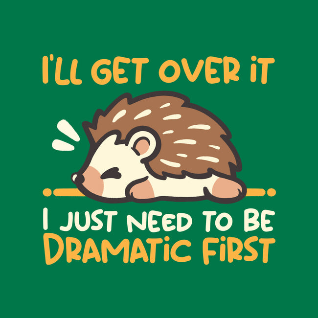Dramatic Hedgehog-None-Adjustable Tote-Bag-NemiMakeit