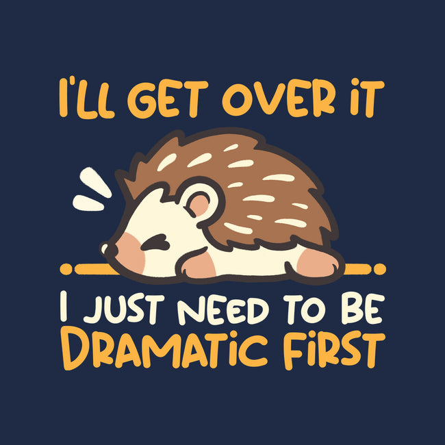 Dramatic Hedgehog-None-Adjustable Tote-Bag-NemiMakeit