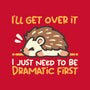 Dramatic Hedgehog-Womens-Racerback-Tank-NemiMakeit