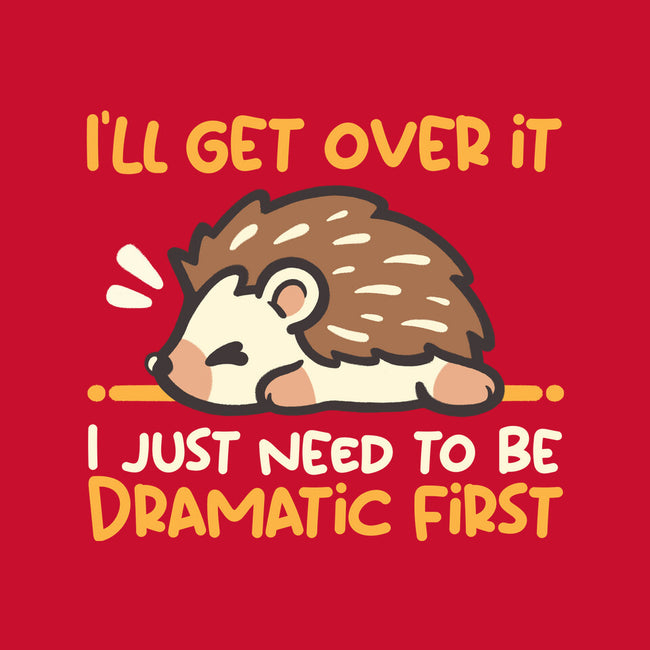 Dramatic Hedgehog-None-Adjustable Tote-Bag-NemiMakeit