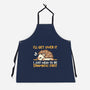 Dramatic Hedgehog-Unisex-Kitchen-Apron-NemiMakeit