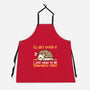 Dramatic Hedgehog-Unisex-Kitchen-Apron-NemiMakeit