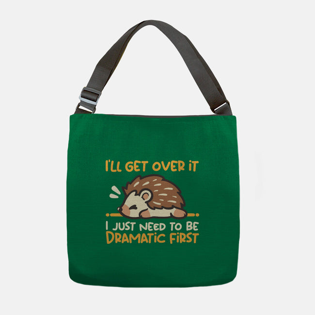 Dramatic Hedgehog-None-Adjustable Tote-Bag-NemiMakeit