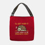 Dramatic Hedgehog-None-Adjustable Tote-Bag-NemiMakeit