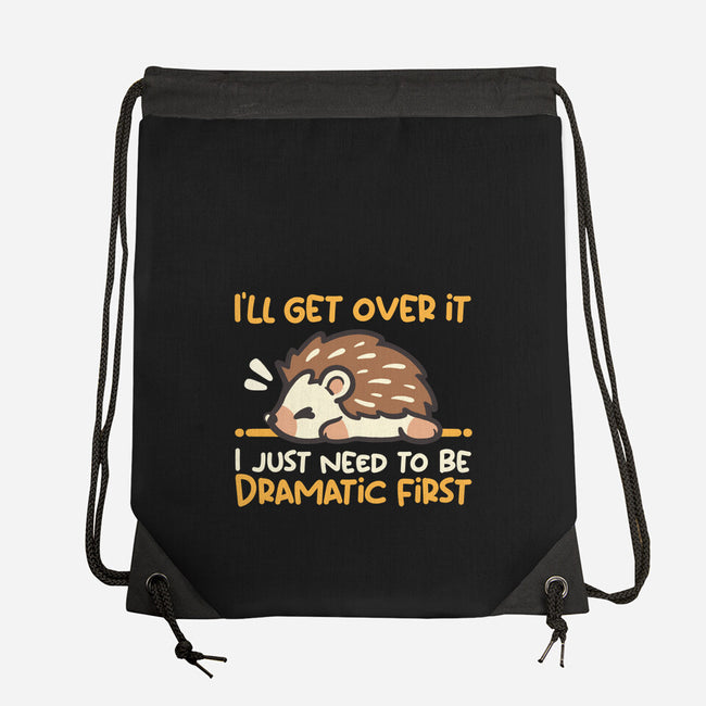Dramatic Hedgehog-None-Drawstring-Bag-NemiMakeit