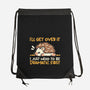 Dramatic Hedgehog-None-Drawstring-Bag-NemiMakeit